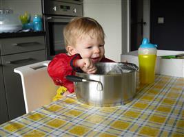 Eten uit een grote pot is ook heel plezant!