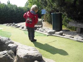 Minigolf kan ik heel goed,